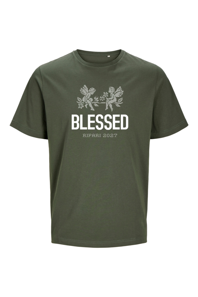 Blessed t-paita armeijanvihreä