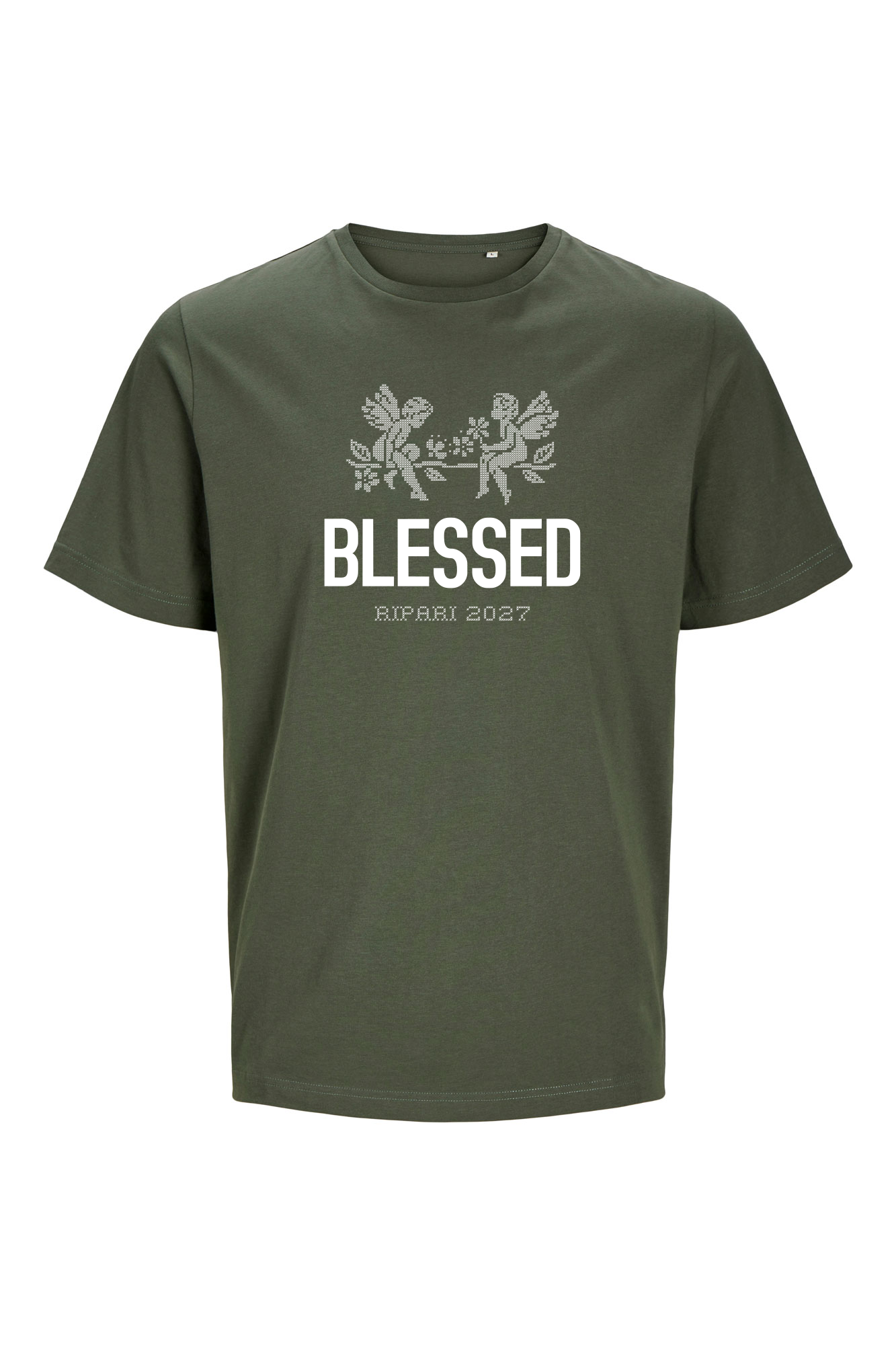 Blessed t-paita armeijanvihreä