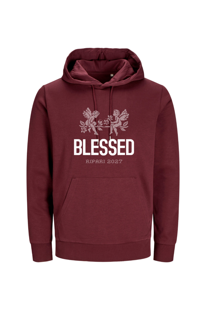 Blessed huppari viininpunainen